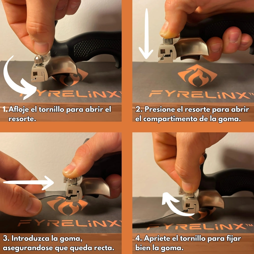 Tirachinas Profesional de Madera - Set Completo con 3 Bandas de Goma y 100Gr de Bolas de Arcilla