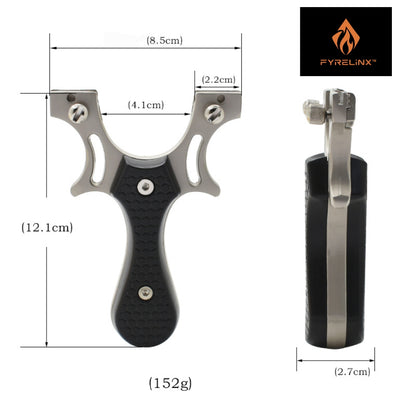 Tirachinas de Metal Recto Fyrelinx - Pack COMPLETO