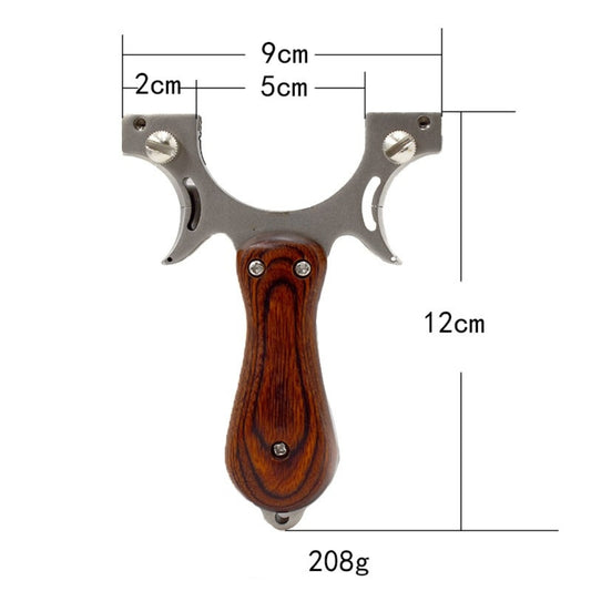 Tirachinas Metal y Madera Profesional Fyrelinx – Fuerza y Elegancia Natural